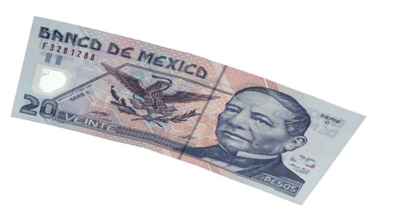 Foto: Cortesía Hasta en 70 mil, ofertan billete de 20 pesos de 1998; estaba hecho de papel algodón