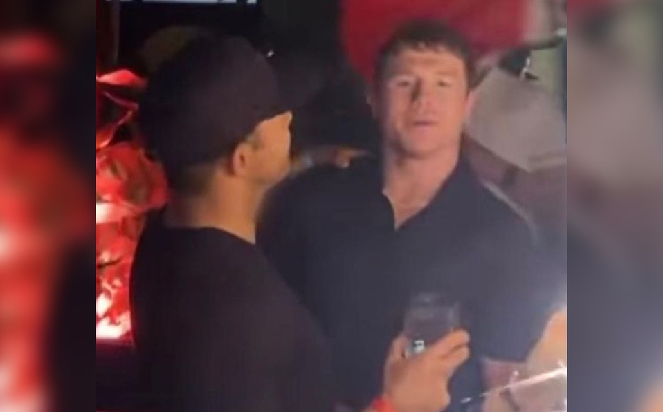 Foto: Cortesía 'Canelo' Álvarez celebró su triunfo junto a Luis Miguel en Miami