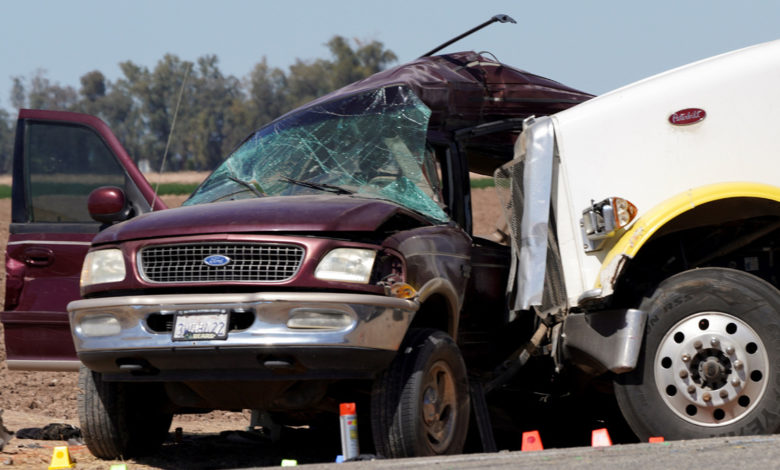 Foto: Cortesía Al menos diez de los trece muertos en el accidente de California eran mexicanos: iban 25 personas en una camioneta de ocho lugares