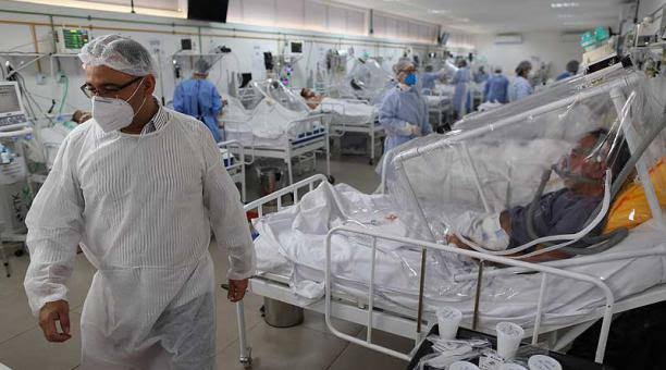 Foto: Cortesía Hospitales al borde del colapso y récord de muertes por Covid en Brasil