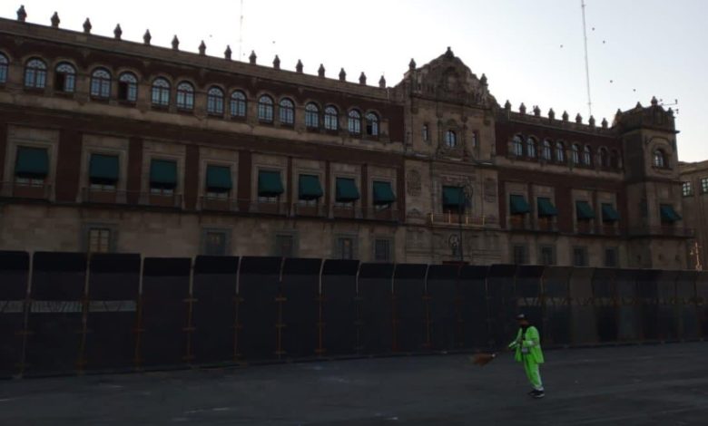Foto: Cortesía “Tienen miedo”: dicen feministas tras blindaje de Palacio Nacional previo a marcha del 8M