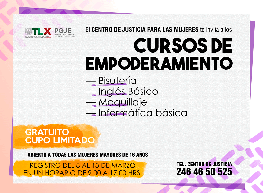 Foto: Cortesía Realizará CJM talleres para fomentar el empoderamiento de las mujeres