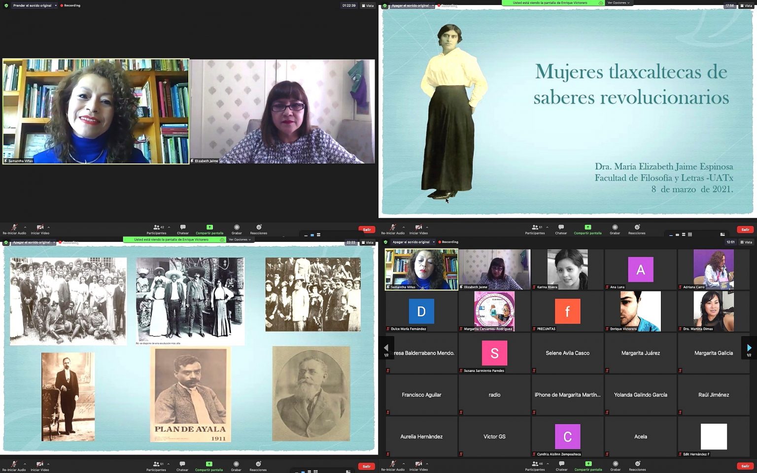 Foto: Cortesía Inicia UATx ciclo de conferencias “Mujeres que estudian mujeres”