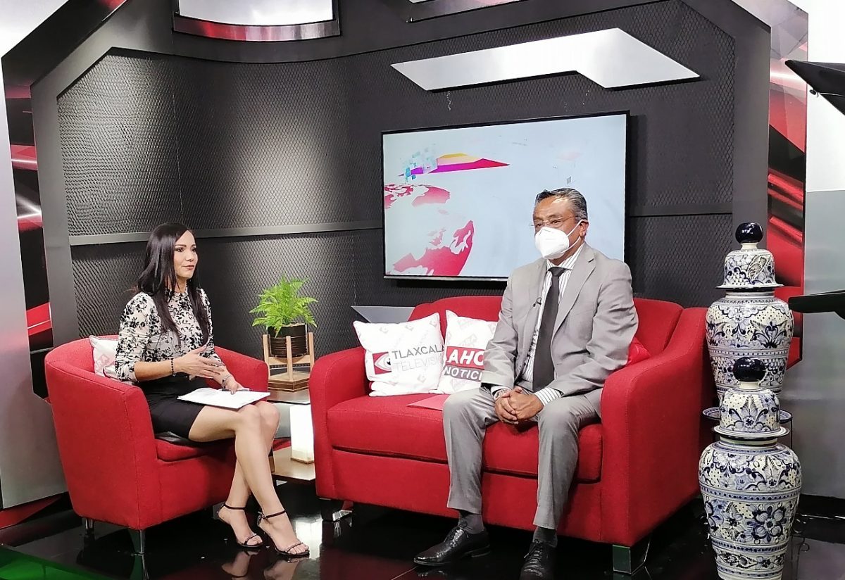 Foto: Cortesía Secretario reconoce aportación de maestros y difusión de la CORACYT para “Aprende en casa Tlaxcala”