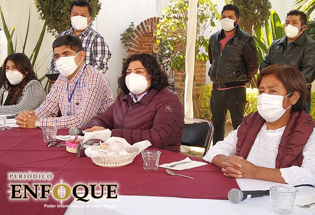 Foto: Omar Sánchez Confía Karina Pérez Popoca en encuesta de Morena para elegir candidato a la alcaldía por San Andrés