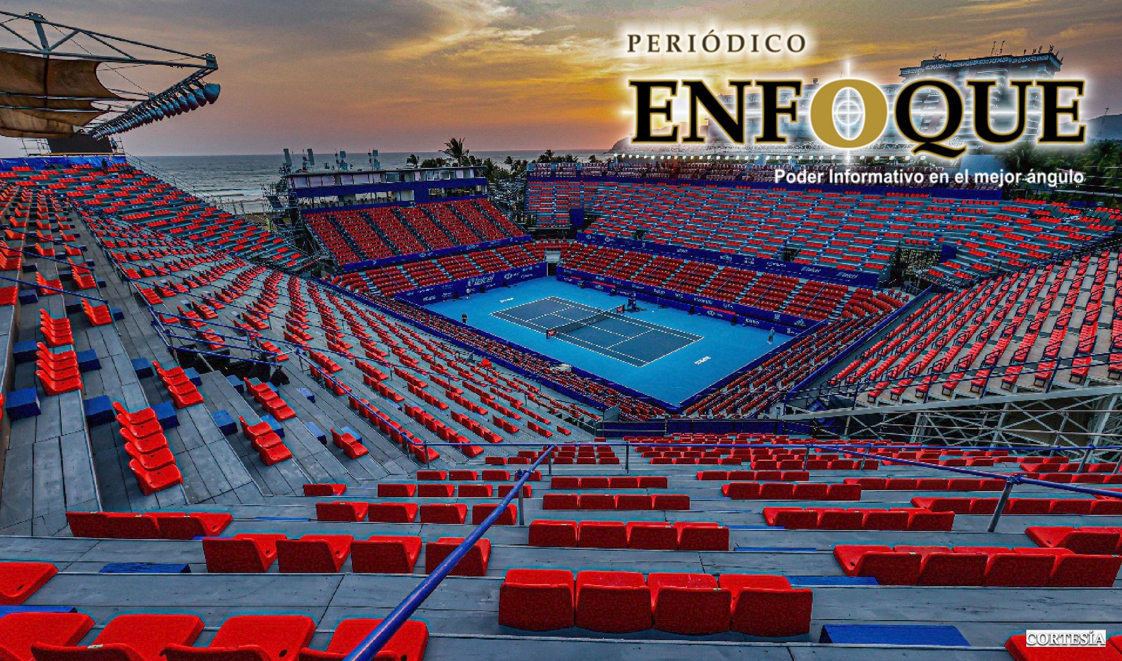 Foto: Cortesía Ya comenzaron los primeros entrenamientos previo al Abierto Mexicano de Tenis.