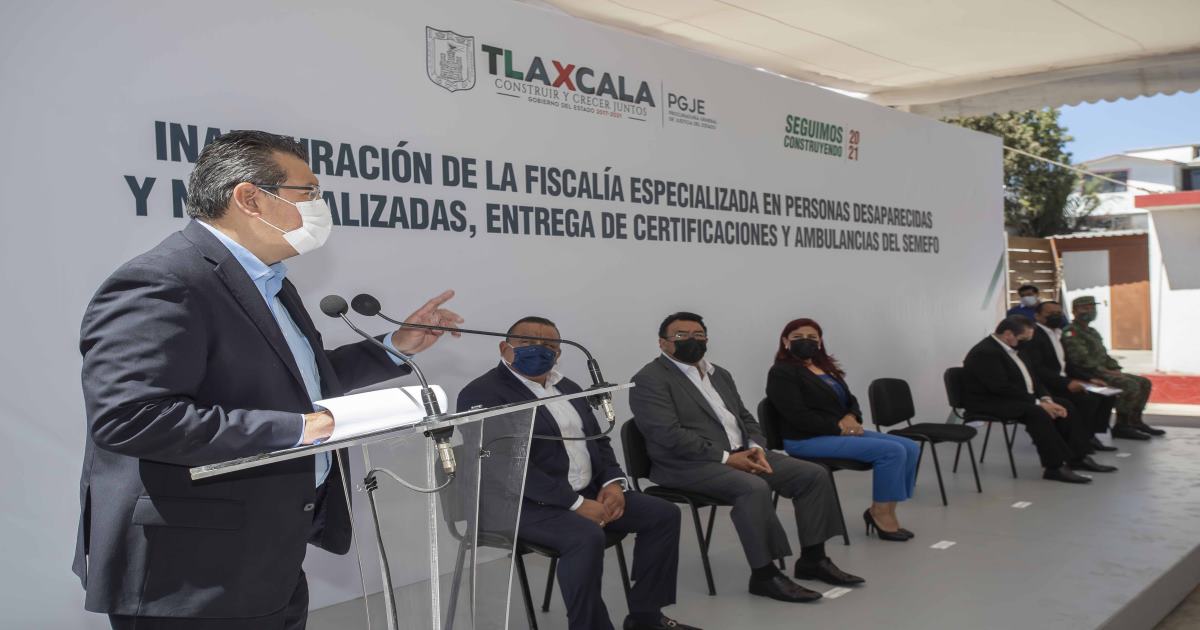 Foto: Cortesía Marco Mena inaugura fiscalía especializada en personas desaparecidas