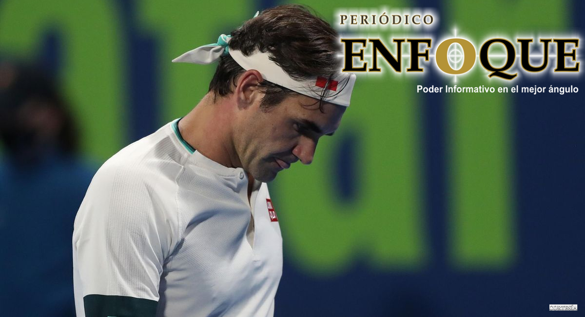 Foto: Cortesía Roger Federer cayó en los cuartos de Final del Torneo de Doha.