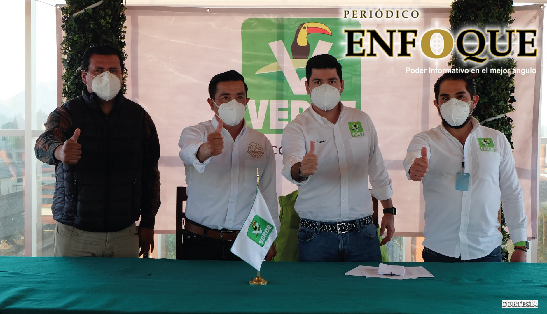 Foto: Cortesía Dirigencia del Partido Verde Puebla continúa visitando distintos puntos del estado.