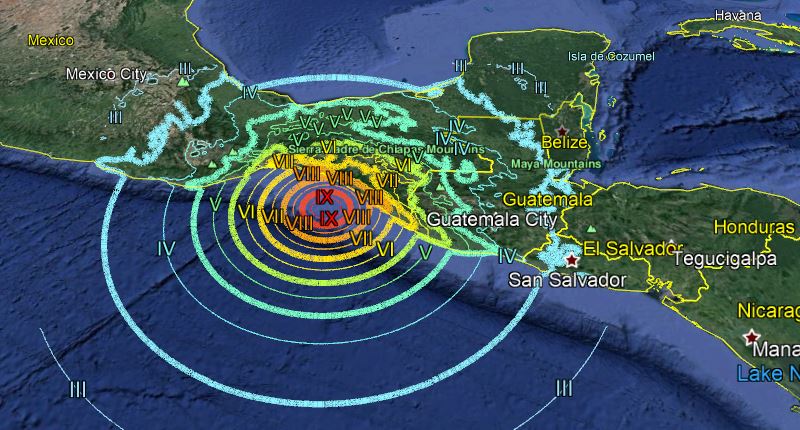 Foto: Cortesía Se registra sismo al suroeste de Chiapas