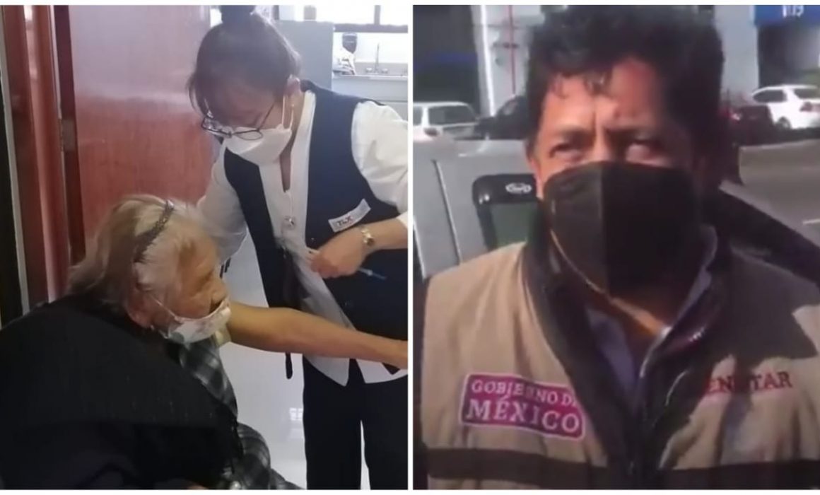 Foto: Cortesía Niegan vacuna a adulto mayor en Tlaxcala por tener INE vencido