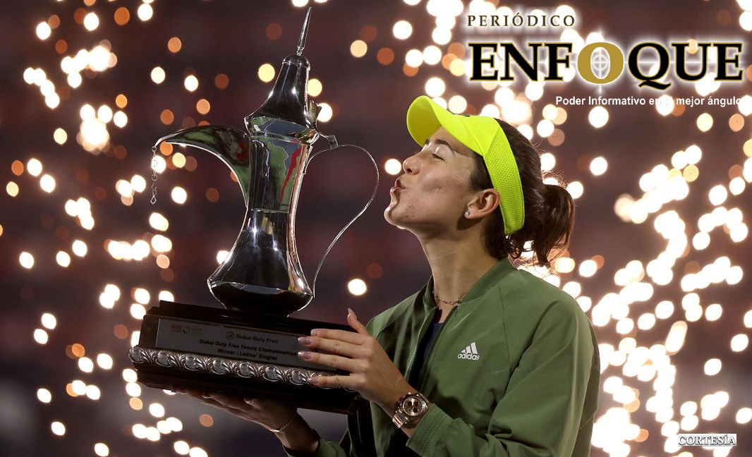 Foto: Cortesía Garbiñe Mugurza obtiene su primer título tras dos años de sequía.