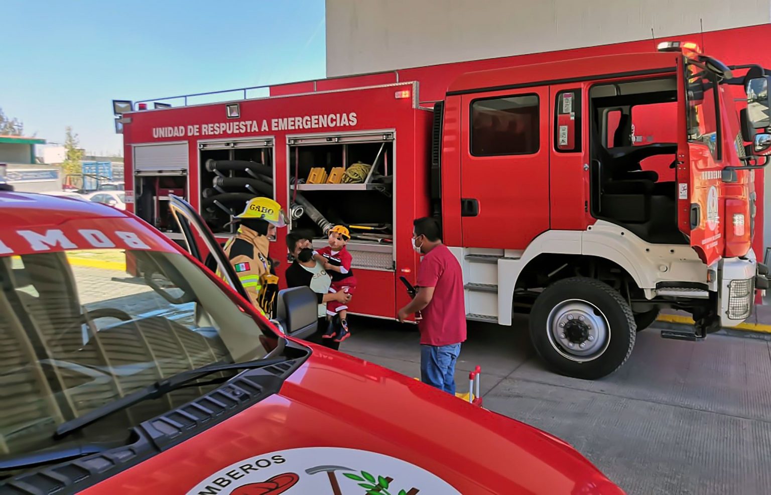Bomberos hace realidad el sueño de Santi