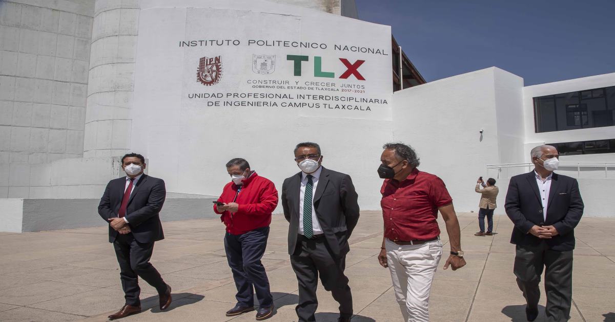 Foto: Cortesía Supervisan SEPE, IPN y SECODUVI instalaciones de la UPIIT en Tlaxcala