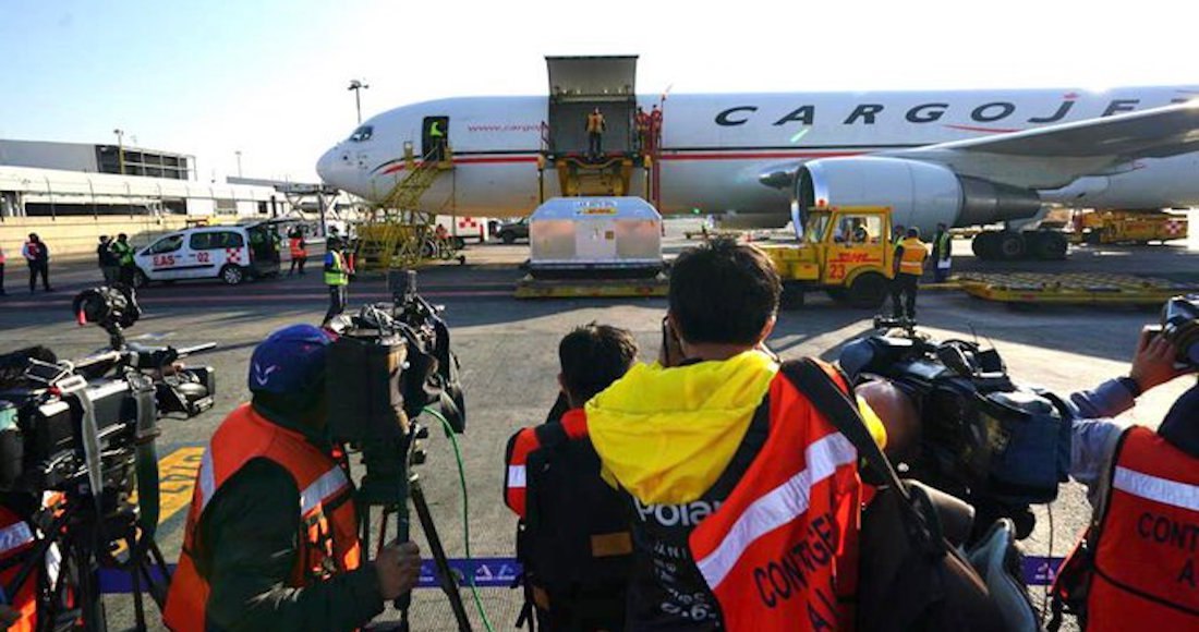 Foto: Cortesía Llega nuevo embarque con casi 668 mil vacunas de Pfizer