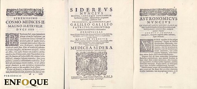 Foto: Cortesía El Ministerio de Cultura investiga el robo de una obra de Galileo Galilei de la Biblioteca Nacional