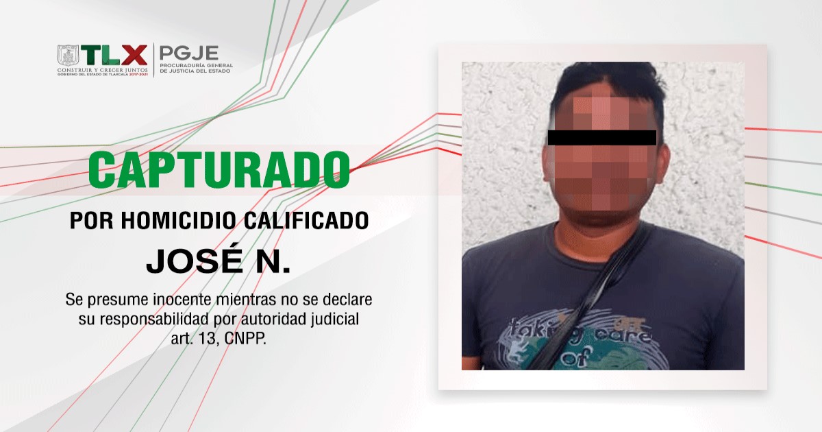 Foto: Cortesía Capturan procuraduría de Tlaxcala y Fiscalía De Campeche a imputado por homicidio calificado