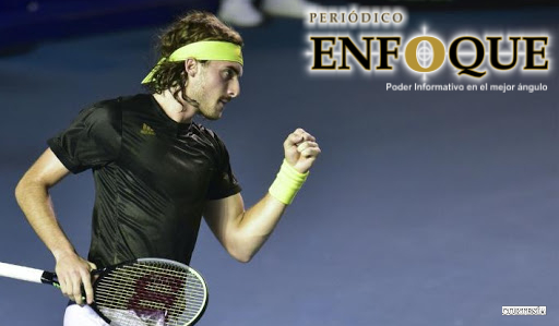 Foto: Cortesía Stefanos Tsitsipas se clasifica a los cuartos de final del Abierto Mexicano de Tenis.