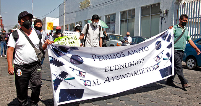Foto: Cortesía Fotógrafos y videógrafos salen de nuevo a las calles a pedir apoyo del Ayuntamiento