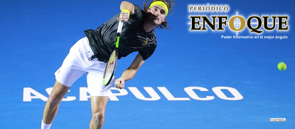 Foto: Cortesía Tsitsipas avanza a semifinales y se perfila como el favorito para ganar el Abierto de Acapulco.