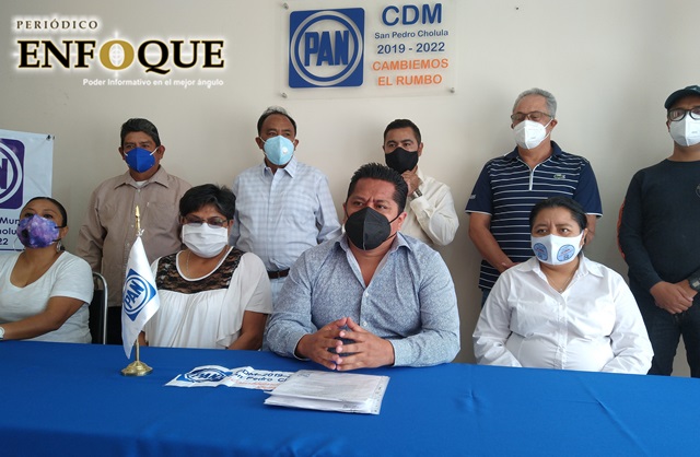 Foto: Omar Sánchez Impugnará el PAN de San Pedro Cholula candidatura de Paola Angón: Carlos Tlapaltotoli