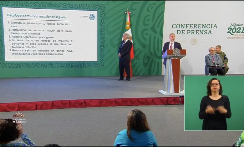 Foto: Cortesía López-Gatell presenta decálogo para unas “vacaciones seguras” en Semana Santa