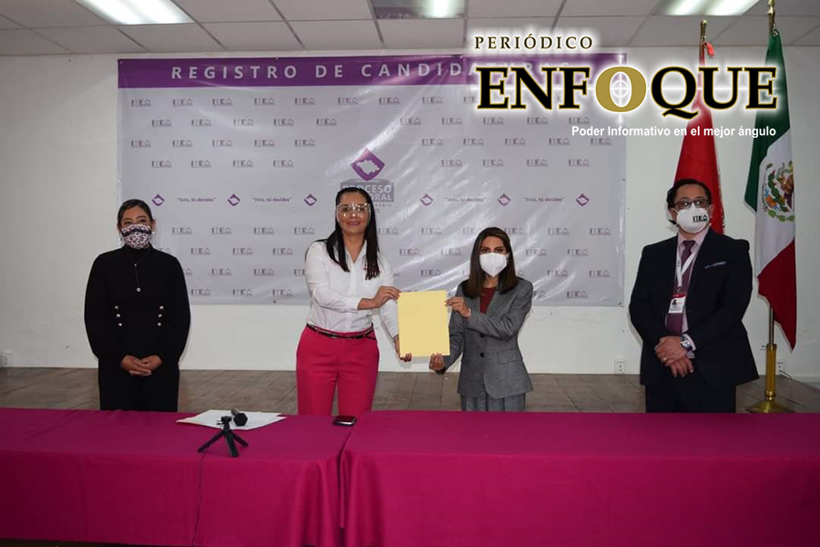Foto: Cortesía Fuerza por México registra a su candidata a la gubertura de Tlaxcala, es Viviana Barbosa