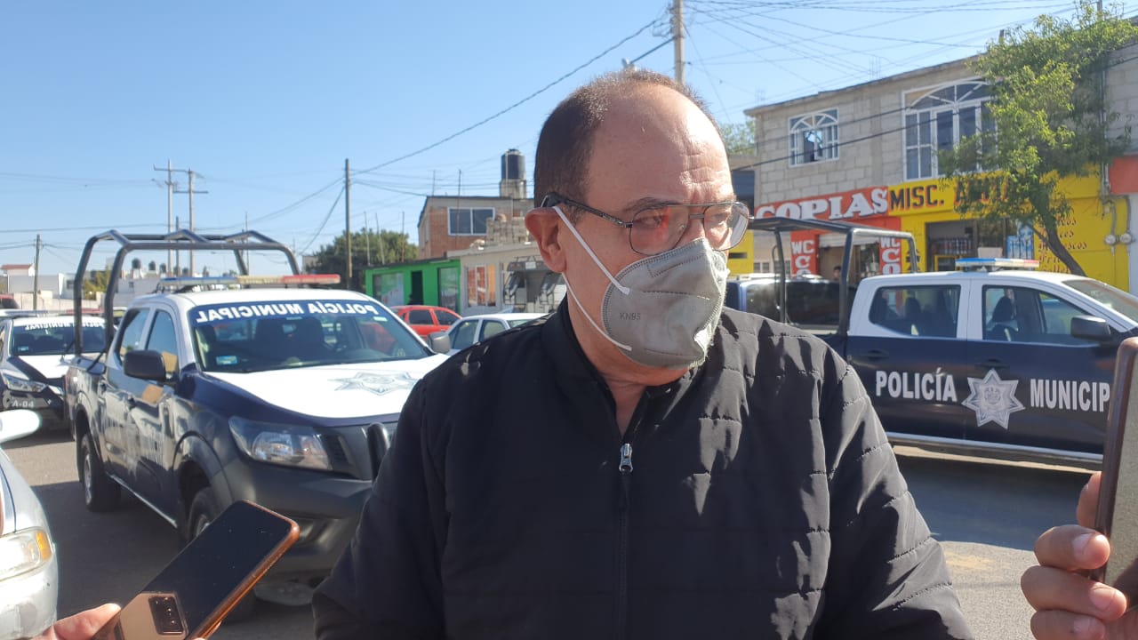 Por muerte de oficial; se manifiestan policías de Apizaco y logran renuncia del director Villarreal