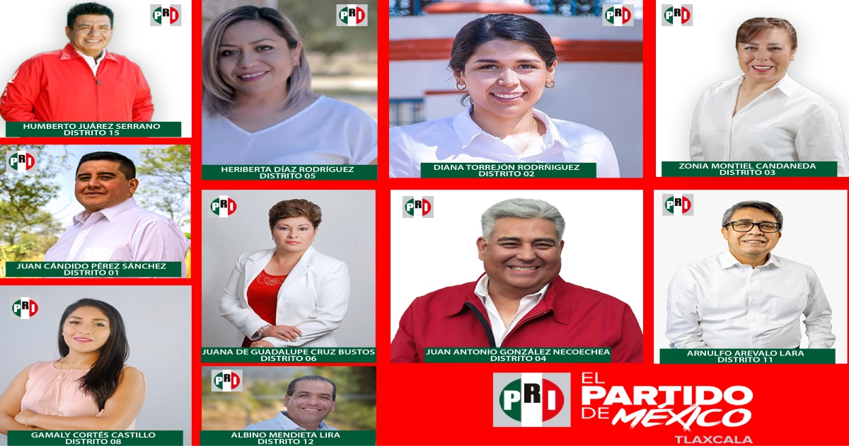 Foto: Cortesía Registra PRI Tlaxcala a candidatos a diputados locales ante el ITE