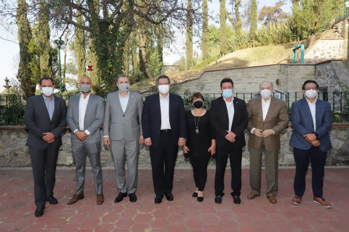 Foto: Cortesía Marco Mena se reúne con presidente de la CANACINTRA