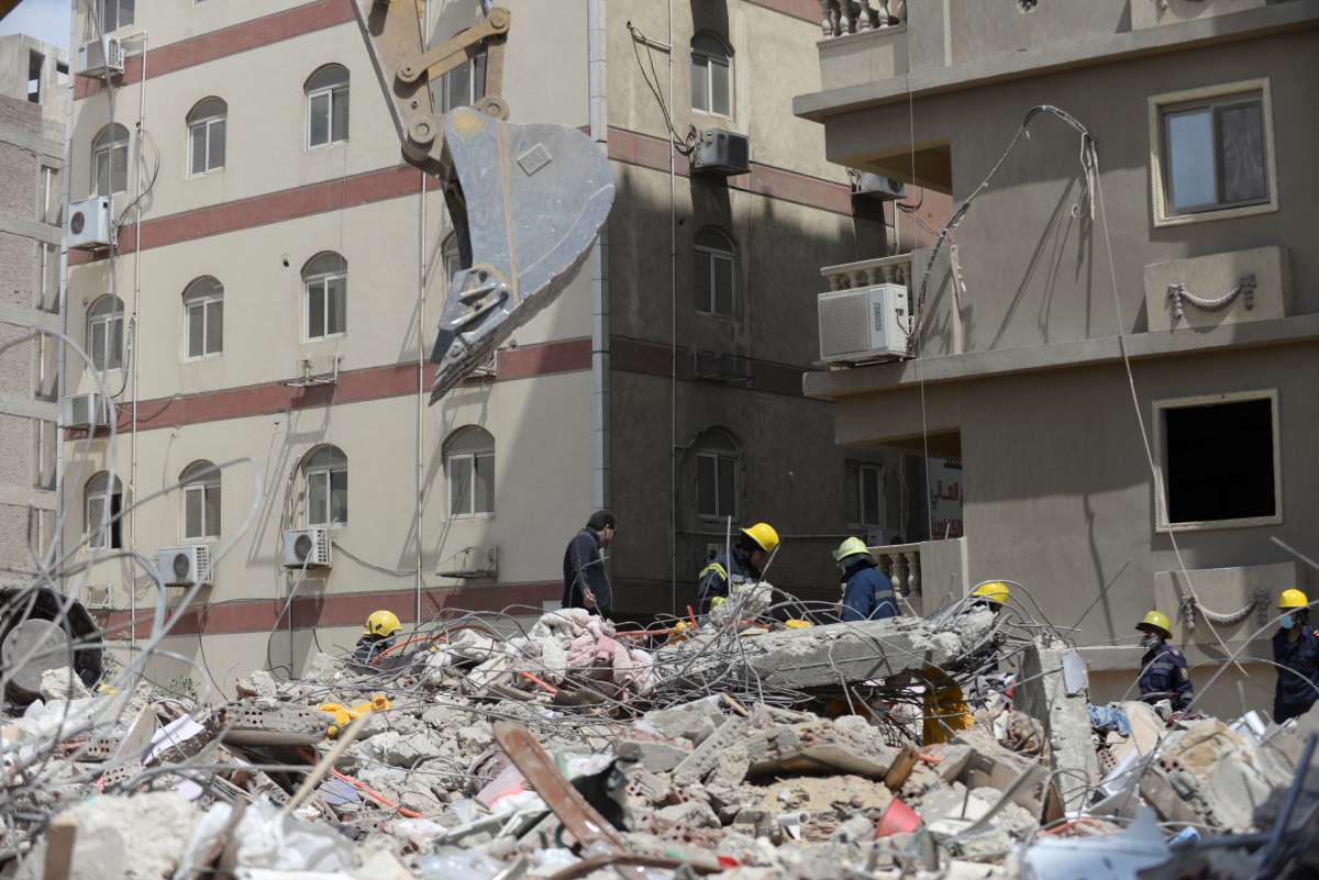 Foto: Cortesía Derrumbe de un edificio deja 25 muertos en Egipto
