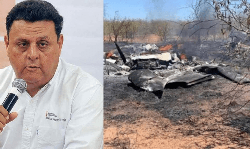 Foto: Cortesía Murió subsecretario de Desarrollo Económico de Sonora tras desplome de avioneta