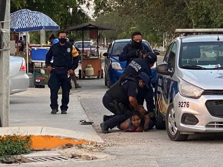 Foto: Cortesía Conmoción en Tulum: una mujer murió tras ser sometida por la policía igual que George Floyd