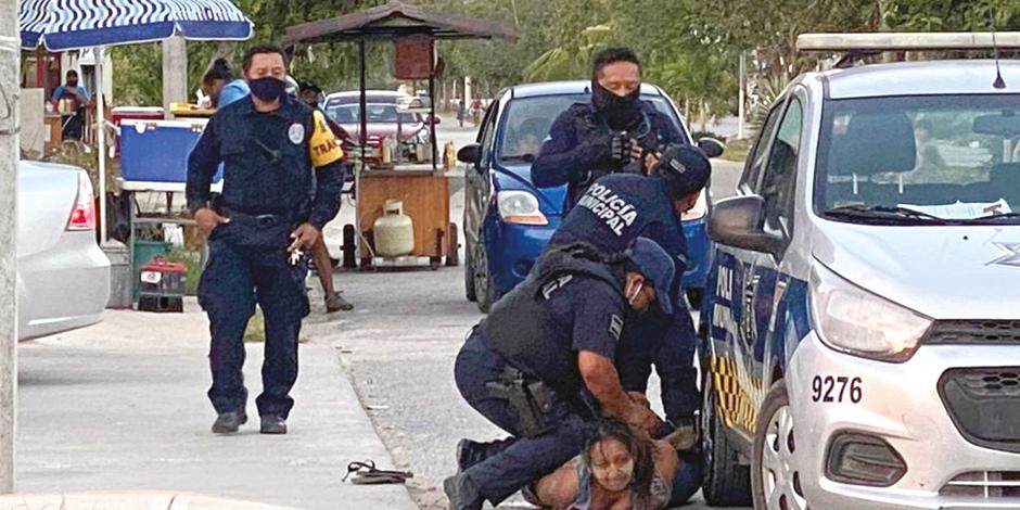Foto: Cortesía Destituyen al director de Seguridad Pública de Tulum por muerte de mujer a manos de policías a su cargo
