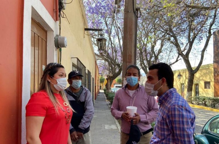 Foto: Cortesía Muestra la alcaldesa de Tlaxcala su interés por el medio ambiente y la flora del Municipio