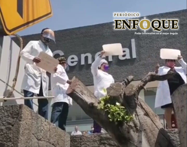 Foto: Cortesía Médicos del ISSSTE se manifiestan por insalubridad y falta de personal en fines de semana