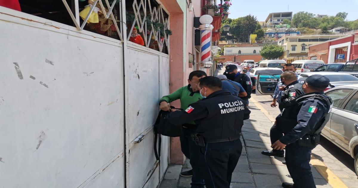 Foto: Cortesía Detiene policía capitalina tlaxcalteca presuntos delincuentes en la ciudad