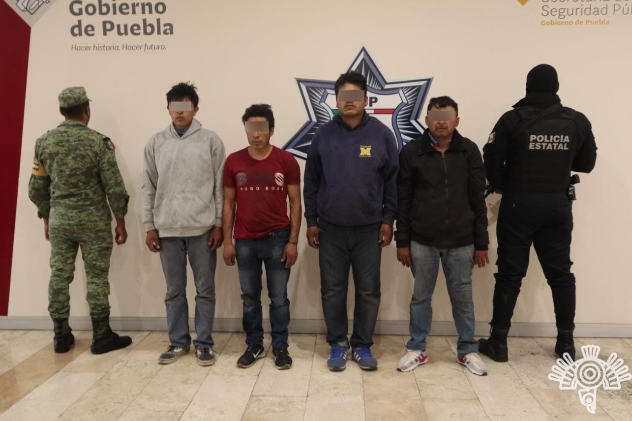 Por: Cortesía Desarticulan banda delictiva que operaba en Acajete, Amozoc y Tepeaca