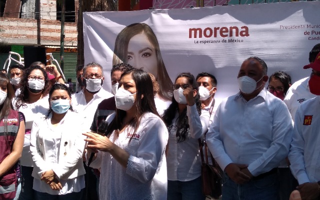 Claudia Rivera inicia campaña por la reelección en San Pablo Xochimehuacan