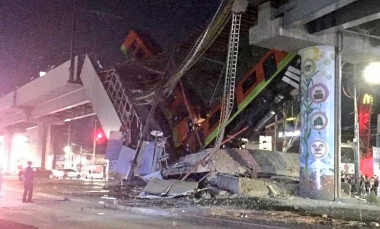 Por: Cortesía Momento de la caída de los vagones del Metro CDMX en la Línea 12 (Video)