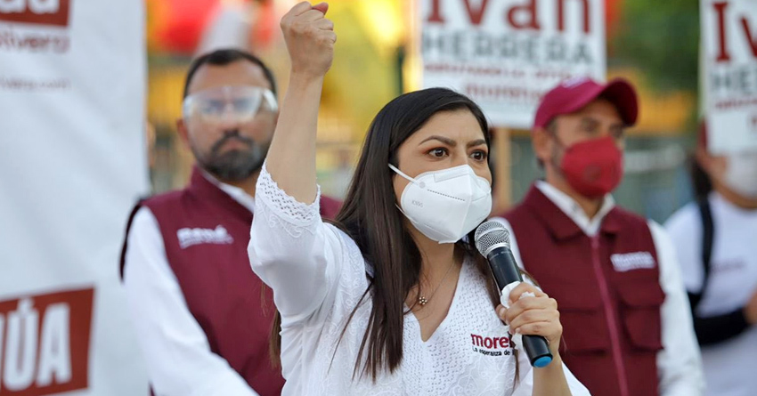 Afirma Claudia Rivera que la riña de ambulantes fue un ataque en su contra