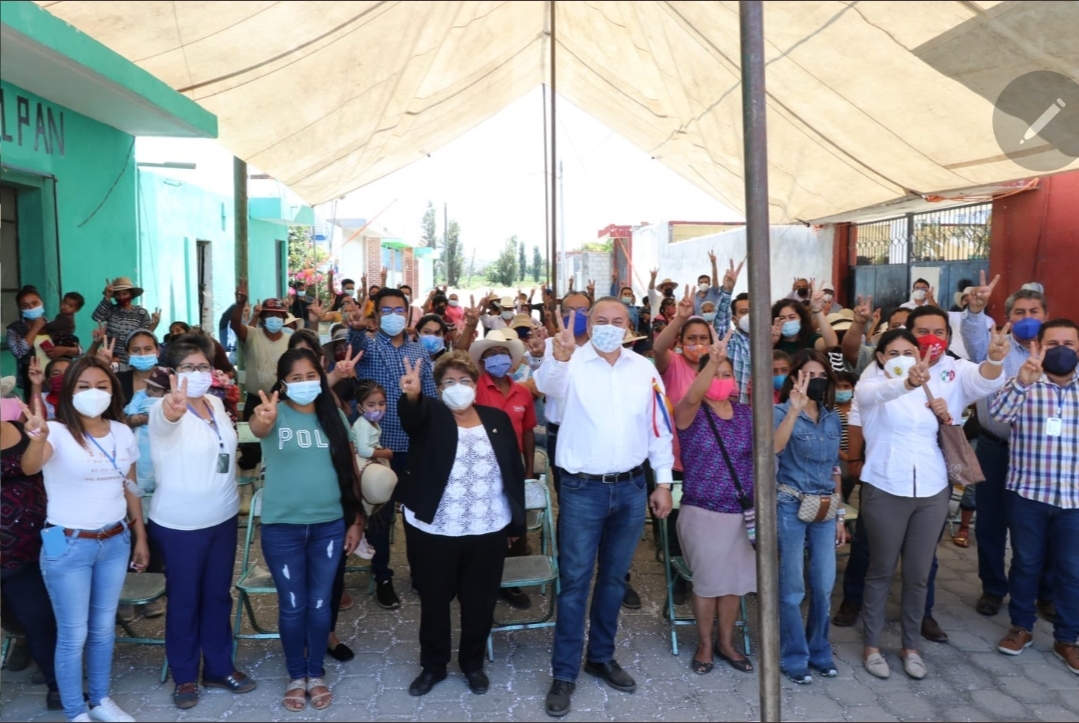 Por: Cortesía Desde La ex-hacienda la trapera en Atlixco arranca campaña por su reelección Memo Velázquez; coalición Va Por México