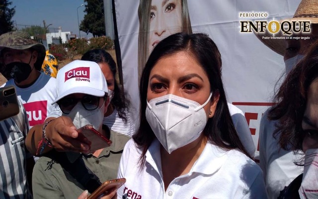 Claudia Rivera pide a gobierno del estado que le permitan continuar con rehabilitación del Centro Histórico