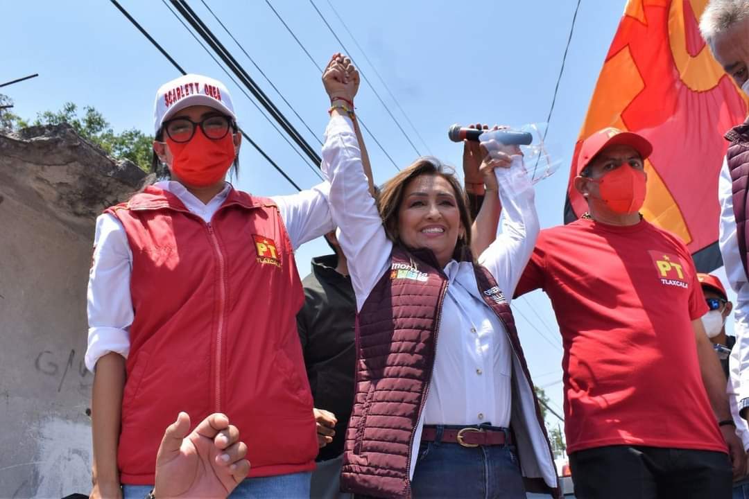 Por: Cortesía Recibe Scarlett Orea apoyo de Lorena Cuéllar en el Distrito 13