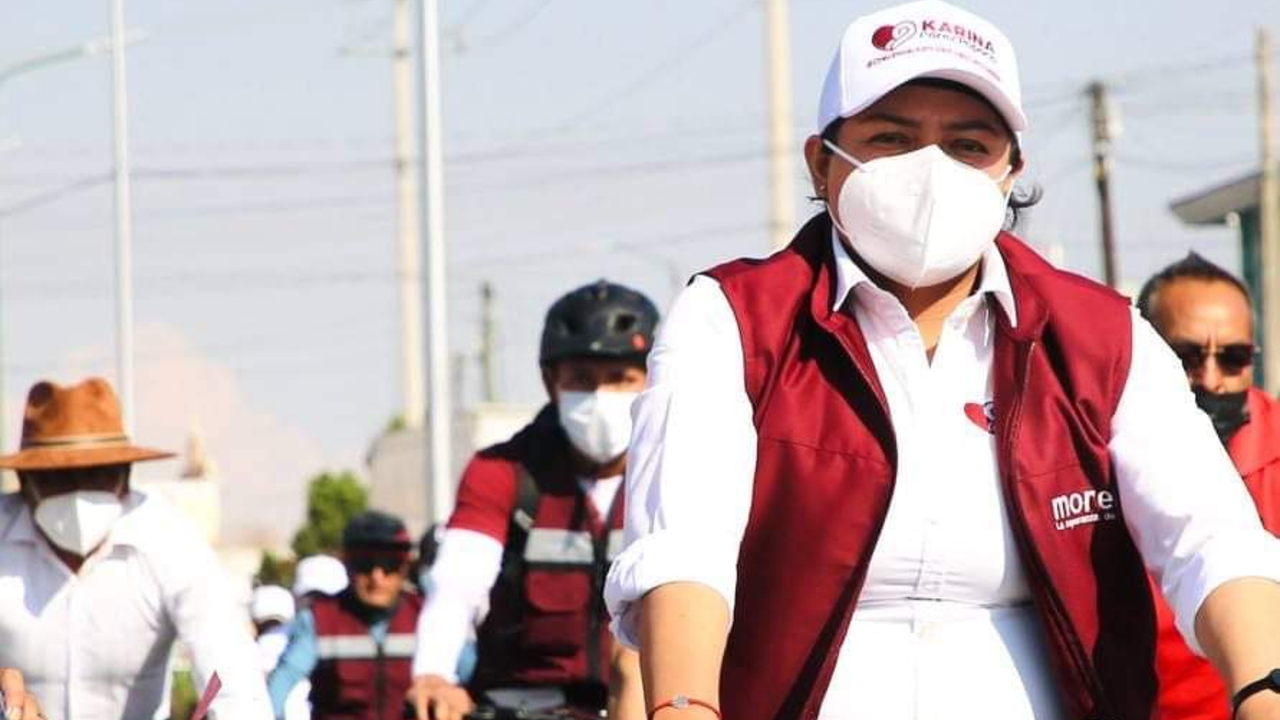 Por: Cortesía Karina Pérez Popoca cierra su primera semana de campaña.