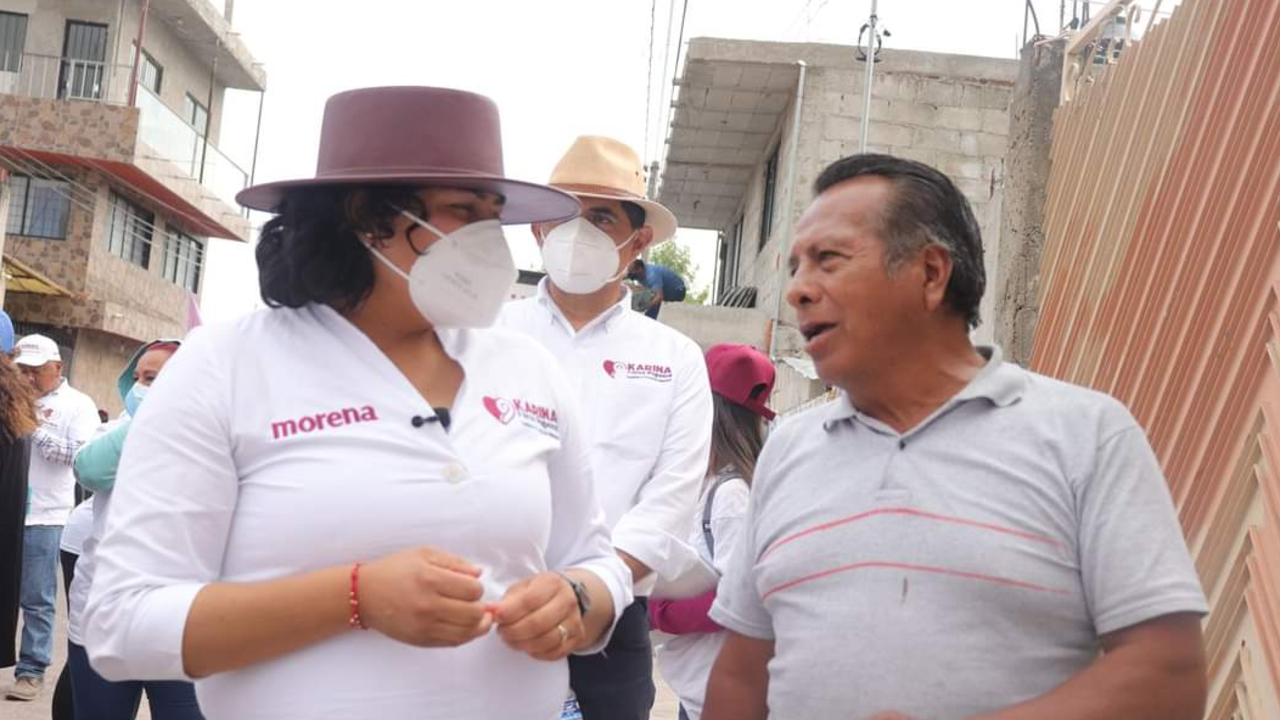 Por: Cortesía Karina Pérez Popoca asegura que continuarán los programas sociales en San Andrés Cholula.