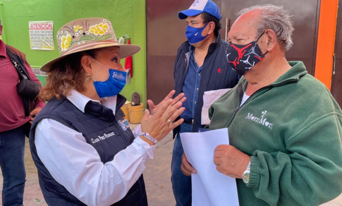 Por: Cortesía Claudia Pérez Recorre las calles para presentar sus propuestas
