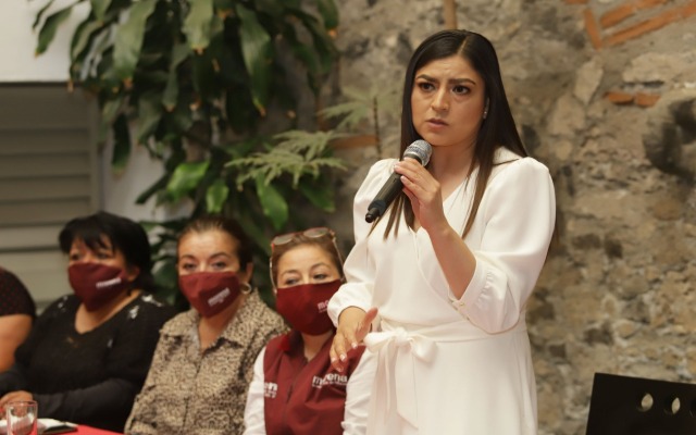 Por: Cortesía Claudia Rivera ya solicitó ante el IEE un debate entre candidatos