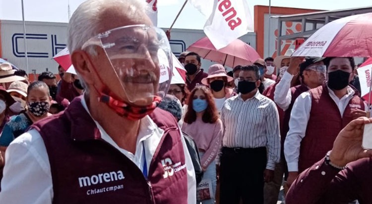 Por: Cortesía Gustavo Jiménez a la cabeza de la candidatura  a la alcaldía de Chiautempan