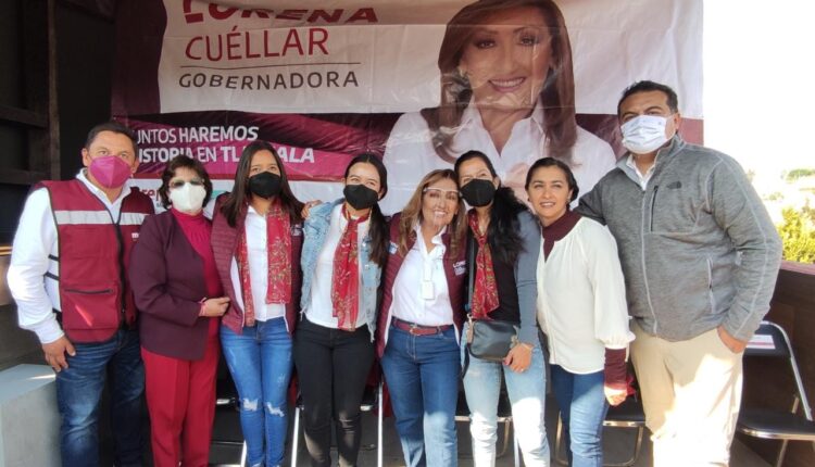 Por: Cortesía Capitalinos refrendan apoyo a Lorena Cuéllar rumbo a contienda del 6 de junio